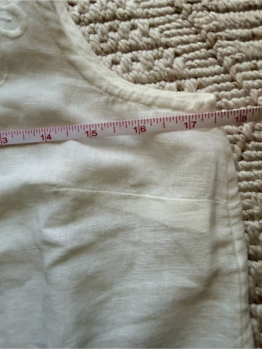 Sezane Blouse Sasky, Ecru color in size 4 - Picture 7 of 8